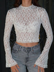 Top white ispanyol cuff