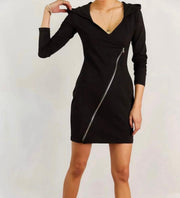 Black dress with hat