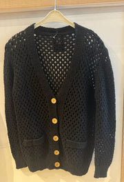 Black cardigan