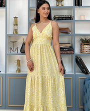 Yellow and Pink Dress
