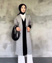 Grey cardigan