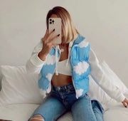 Double face clouds vest