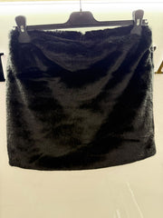 Black sur skirt
