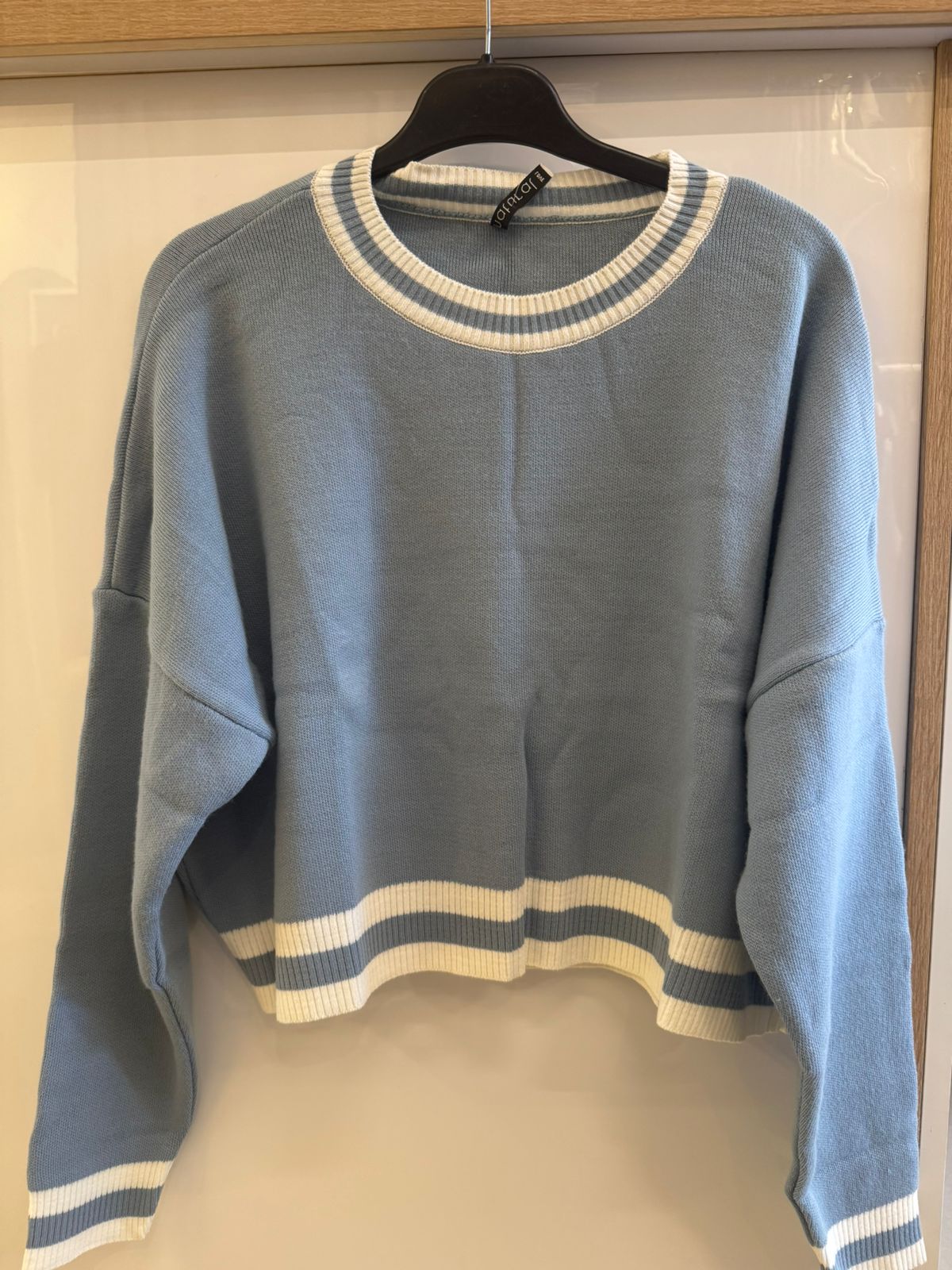 Baby blue sweater