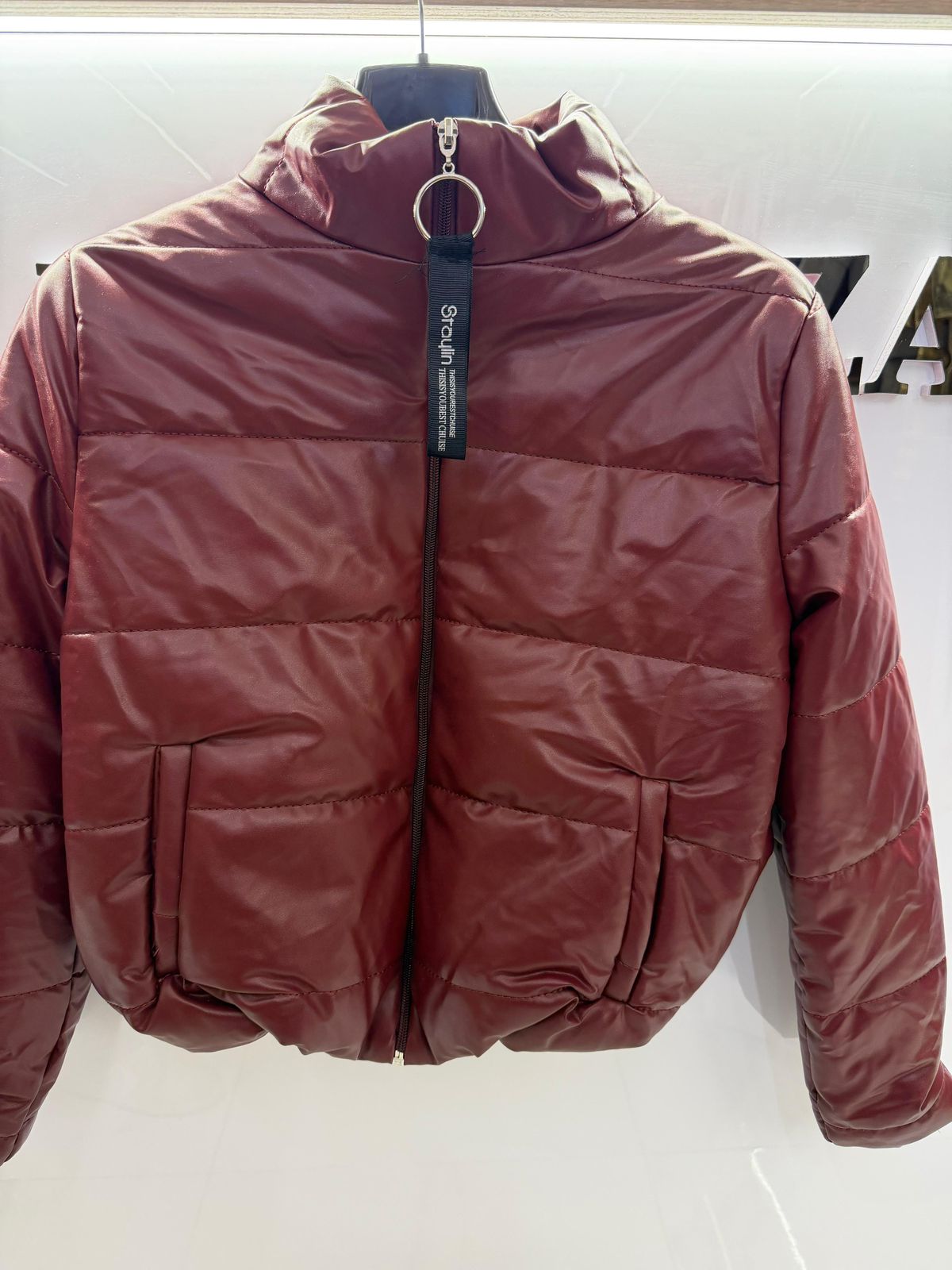 Bordo leather jacket