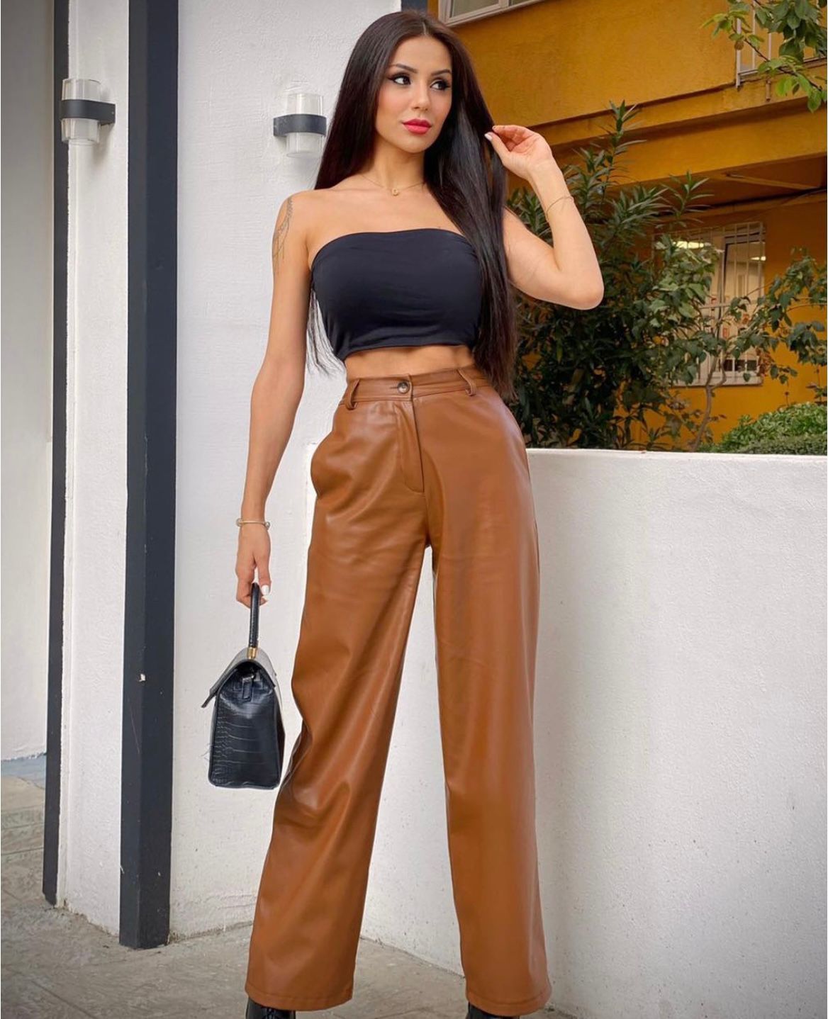 Havan leather pant
