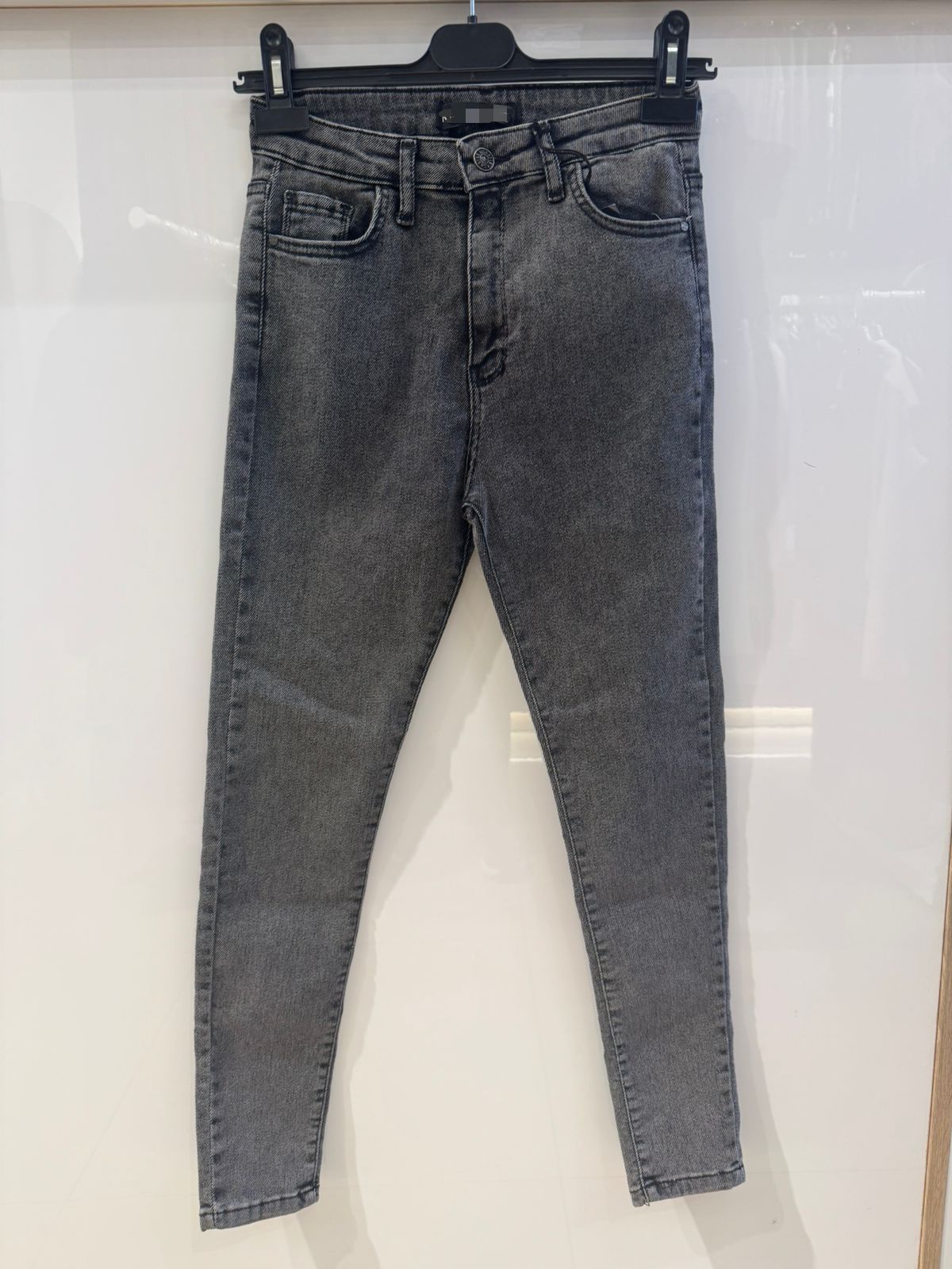 Dark grey skinny jeans