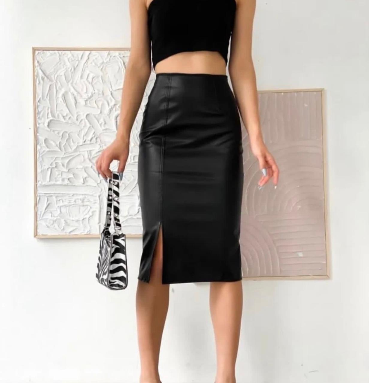 Leather skirts