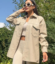Leather chemises