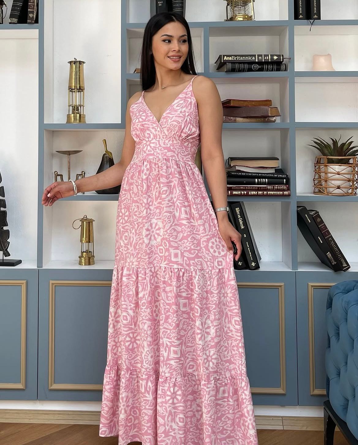 Yellow and Pink Dress